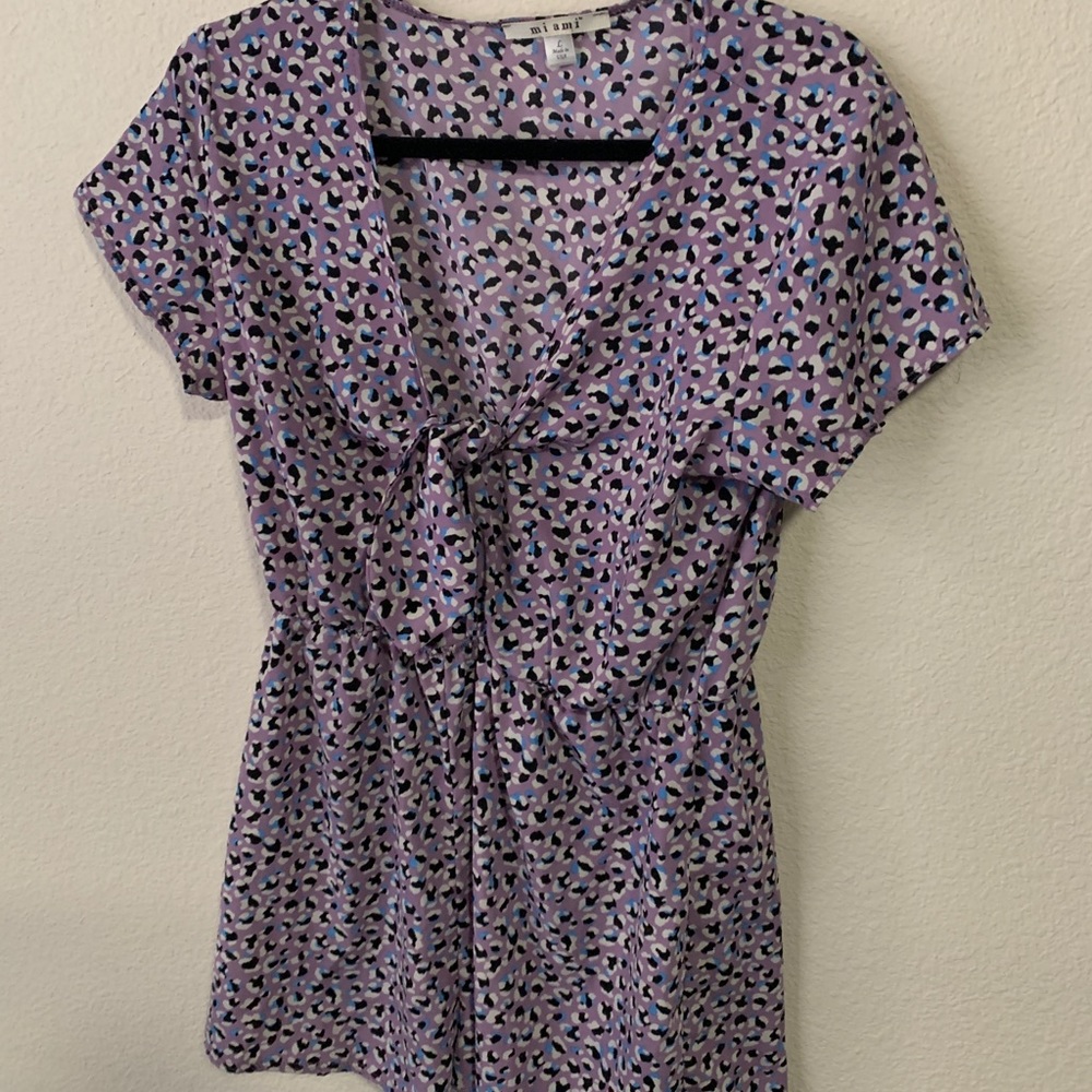 Leopard print romper